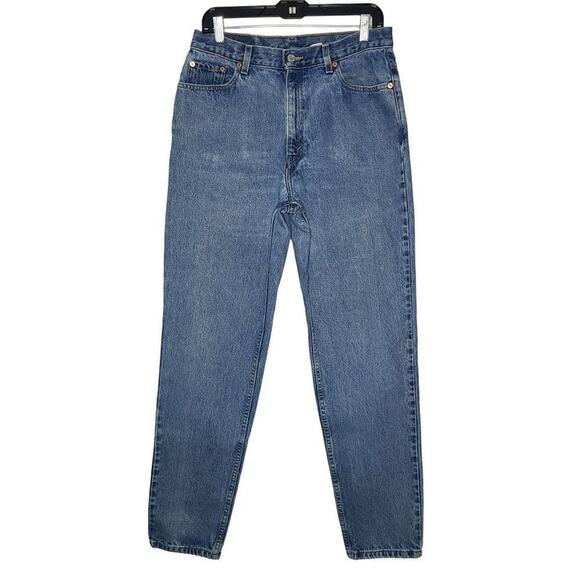 Vintage Levi's 512 Slim Fit Tapered Leg Medium Wash Jeans, Sz 14/30 Junior Long - Picture 1 of 11